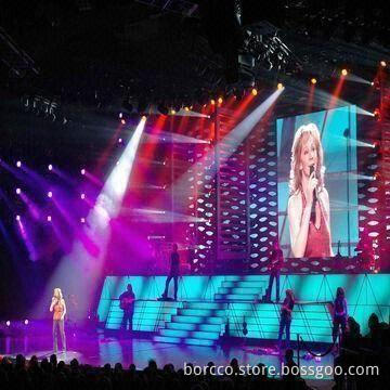 High-quality Mesh Transparent Video Wall/LED Curtain Screen, Ideal for Use